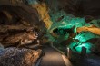 Green Grotto Caves with lights.