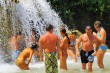 Visitors enjoying Dunn's River Falls